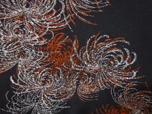 アンティーク　漆菊模様絵羽織